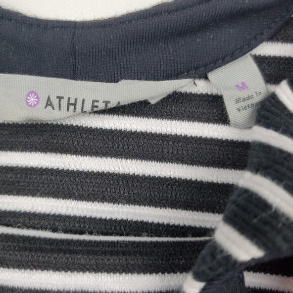 Athleta Mala Stripe Athletic Dress Scoop Back Fitted Stretch - Picture 9 of 10